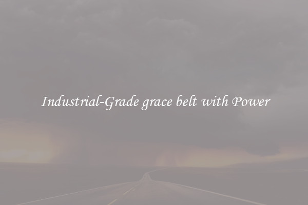 Industrial-Grade grace belt with Power