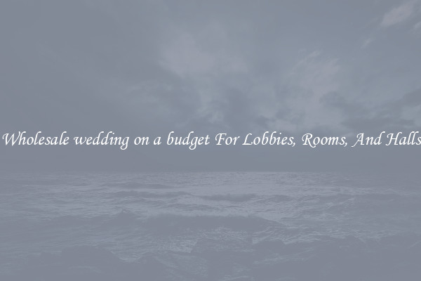 Wholesale wedding on a budget For Lobbies, Rooms, And Halls
