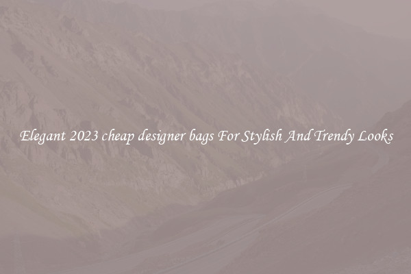 Elegant 2023 cheap designer bags For Stylish And Trendy Looks