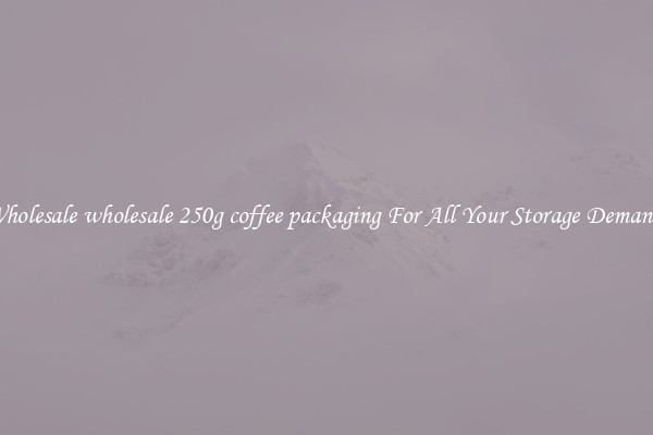 Wholesale wholesale 250g coffee packaging For All Your Storage Demands