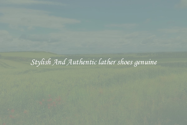Stylish And Authentic lather shoes genuine