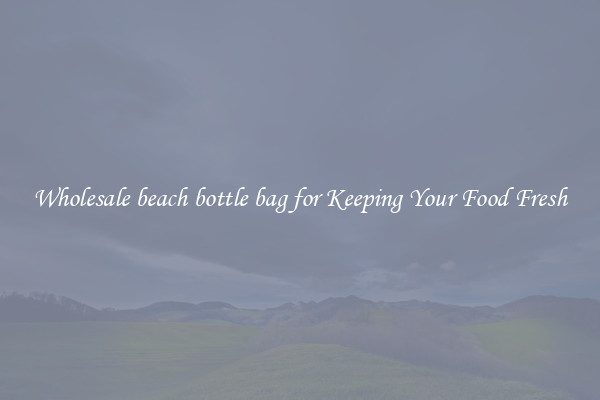 Wholesale beach bottle bag for Keeping Your Food Fresh
